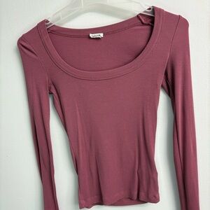 Cotton On Dusty Rose Long Sleeve Top